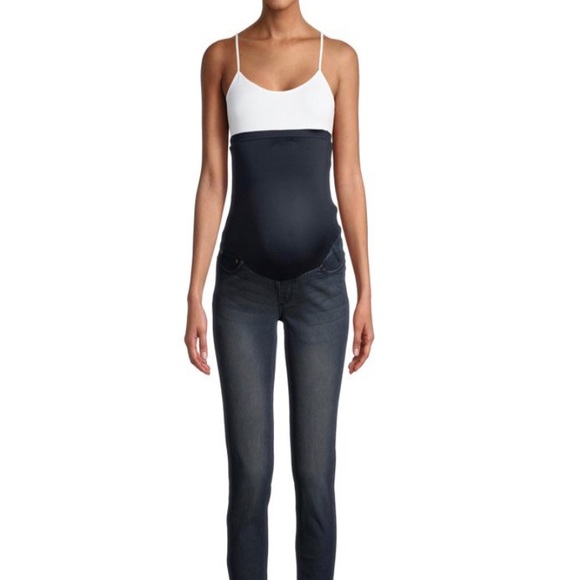 Maternity Oh! Mamma Skinny Jeans with Open Hem medium (NEW no tag 🏷) - Picture 2 of 13